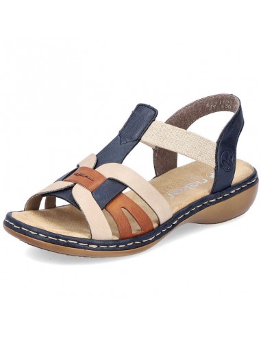 Comfortable Rieker W RKR662 multicolor sandals