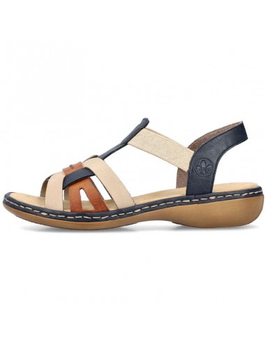 Comfortable Rieker W RKR662 multicolor sandals