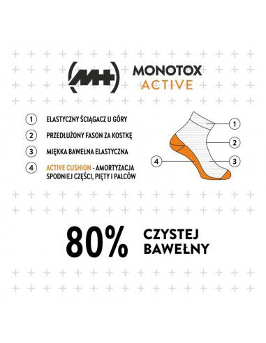 Monotox Basics Ankle Socks Active...
