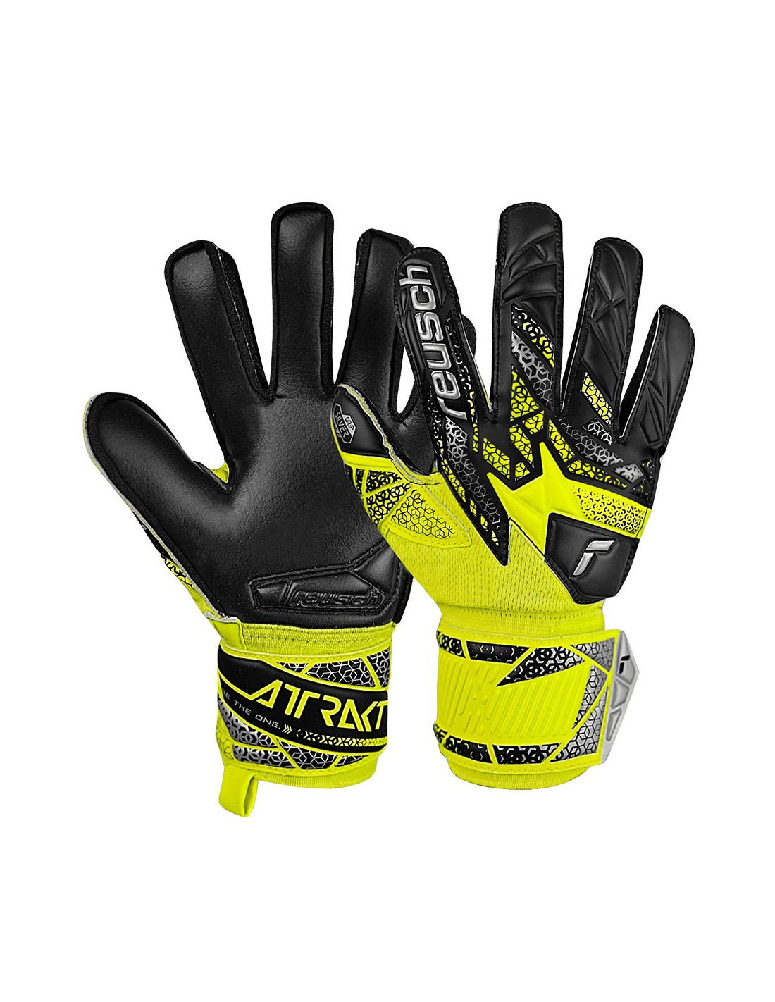 Reusch Attrakt Silver Junior Gloves 55 72 215 2025