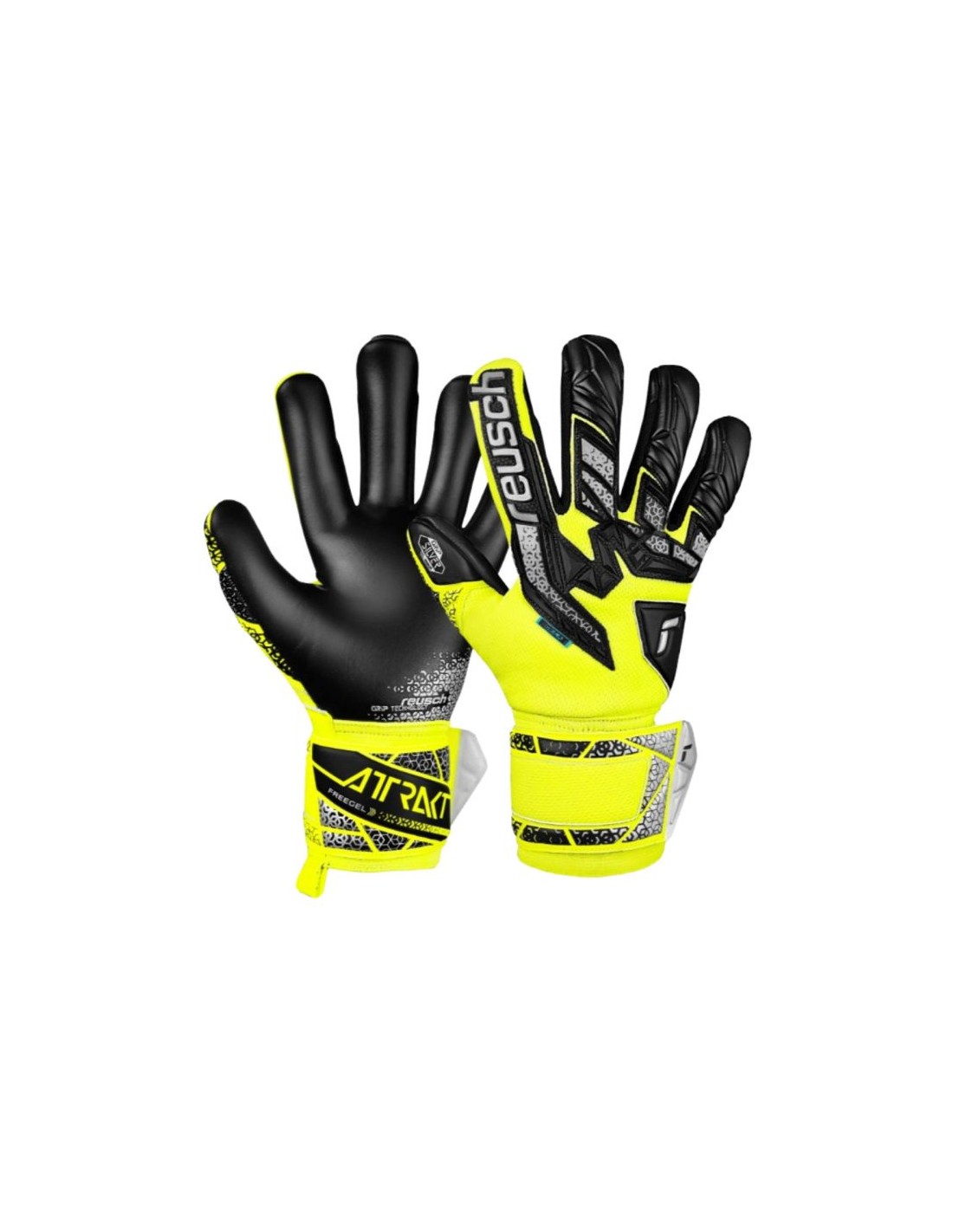 Reusch Attrakt Freegel Silver Goalkeeper Gloves 5570235 2025