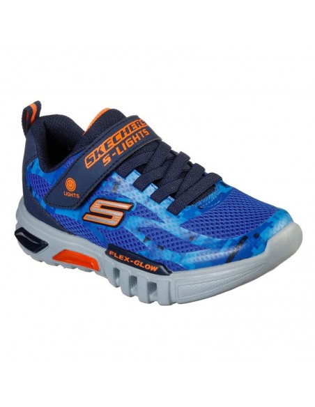 Skechers FLEXGLOW TAREN SLights JR 400018LNVOR shoes