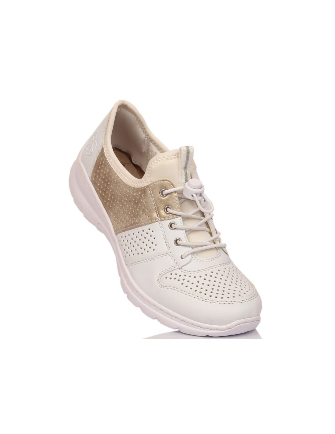 Comfortable Rieker W L325480 shoes white