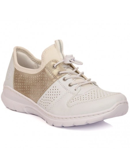 Comfortable Rieker W L325480 shoes white