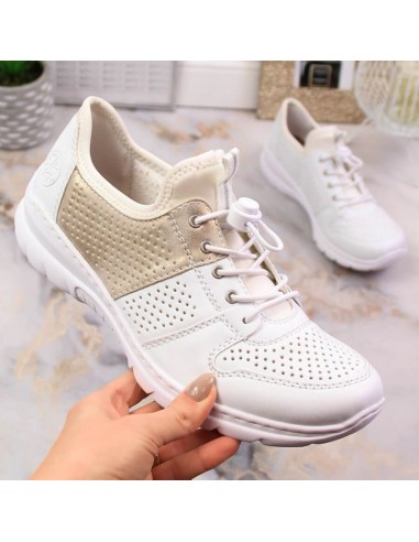 Comfortable Rieker W L325480 shoes white
