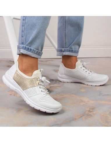 Comfortable Rieker W L325480 shoes white