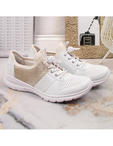 Comfortable Rieker W L325480 shoes white