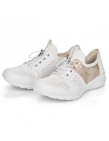 Comfortable Rieker W L325480 shoes white