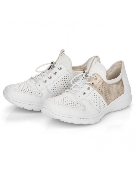 Comfortable Rieker W L325480 shoes white