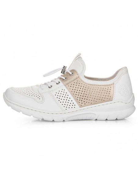 Comfortable Rieker W L325480 shoes white