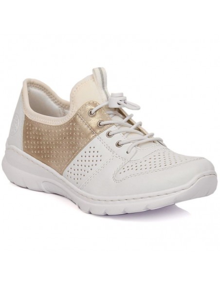 Comfortable Rieker W L325480 shoes white