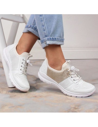 Comfortable Rieker W L325480 shoes white