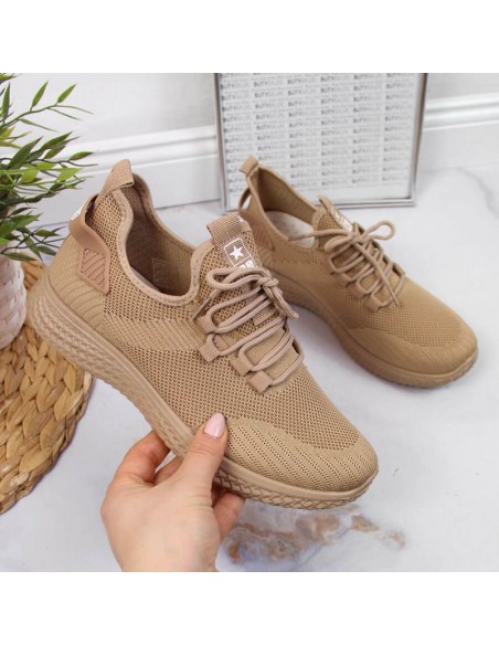 NEWS W EVE268A beige sports shoes