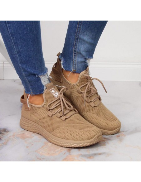 NEWS W EVE268A beige sports shoes