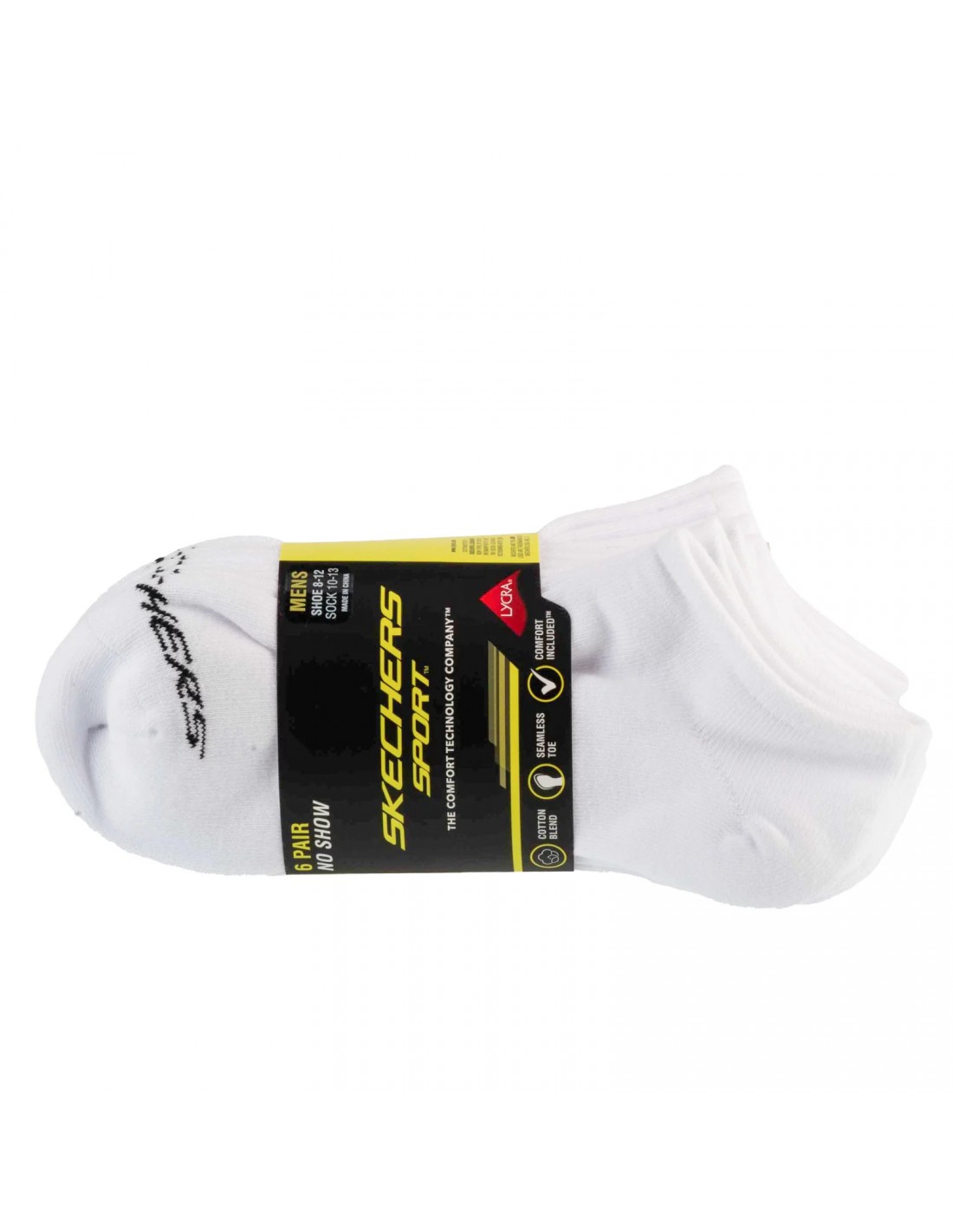 Men's Socks Skechers White