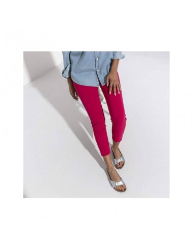 Birkenstock Madrid BirkoFlor Silver Women's Slides Regular Wide 0040411