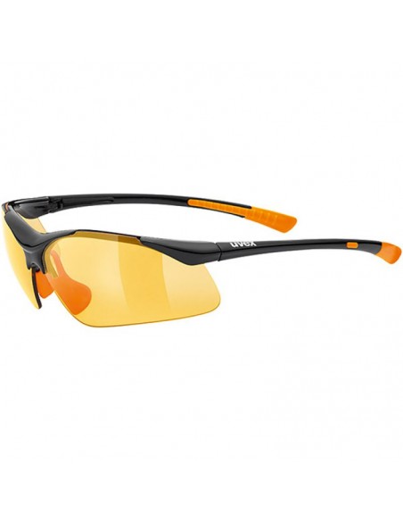 Uvex Sportstyle 223 glasses black and orange