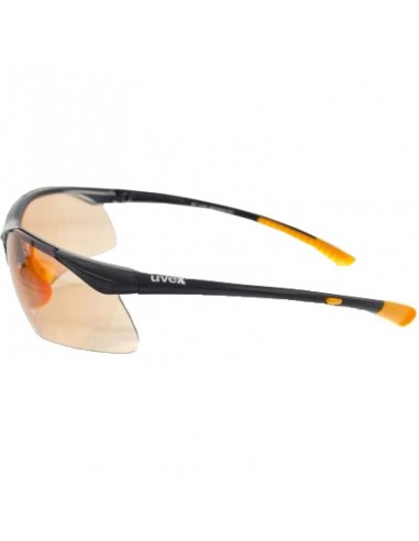 Uvex Sportstyle 223 glasses black and orange