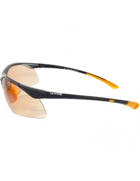 Uvex Sportstyle 223 glasses black and orange