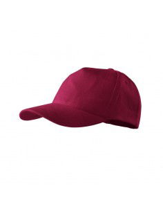 Unisex cap 5P garnet