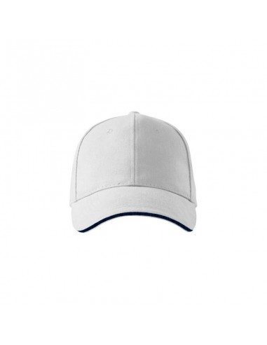 Unisex Sandwich Cap 6P White
