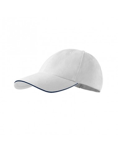 Unisex Sandwich Cap 6P White