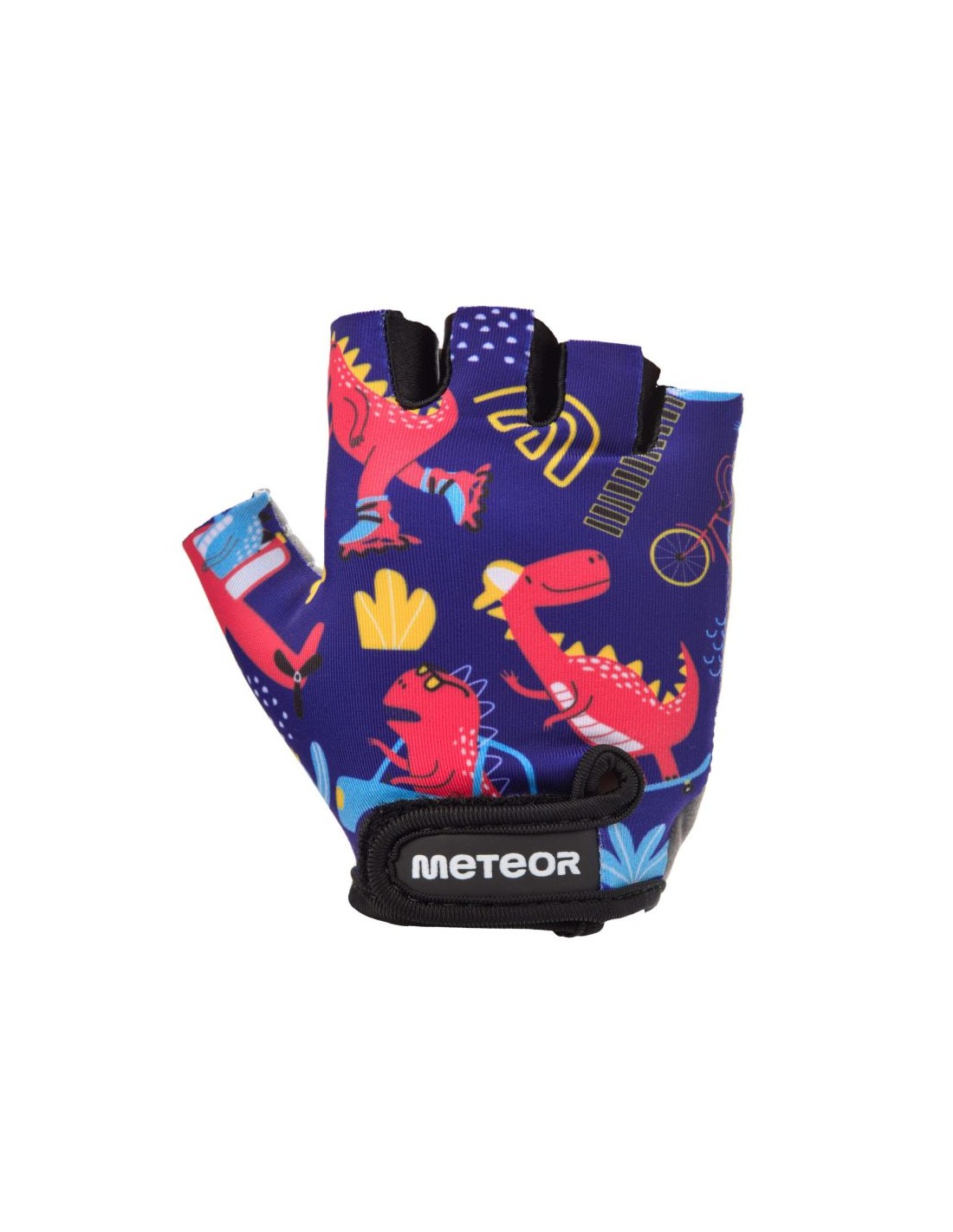 Meteor Kids Dino cars Jr 17390 cycling gloves size S