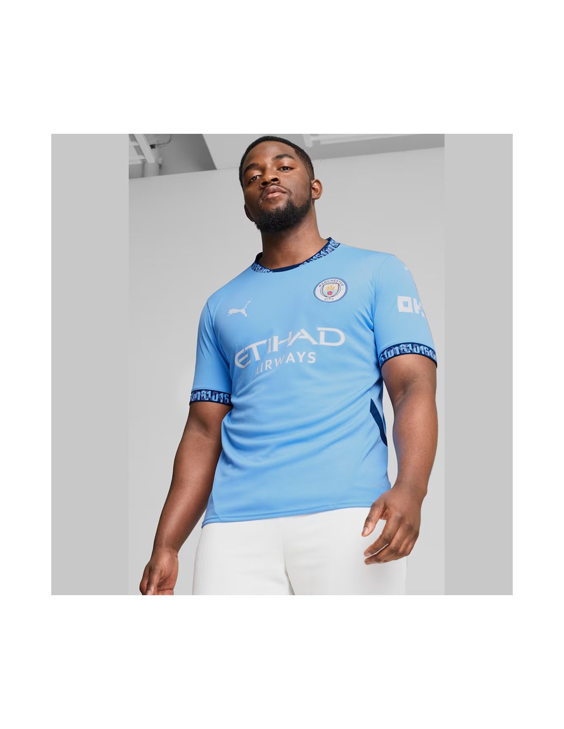 Puma Manchester City Home JSY Replica Jersey 77507501