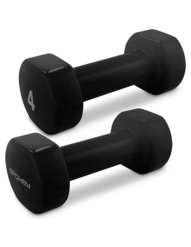 Vinyl dumbbells 2x4kg Spokey Shape...