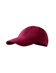 Unisex cap 6P garnet