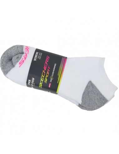  Skechers 6pk No Show Socks S108263WHT 2025