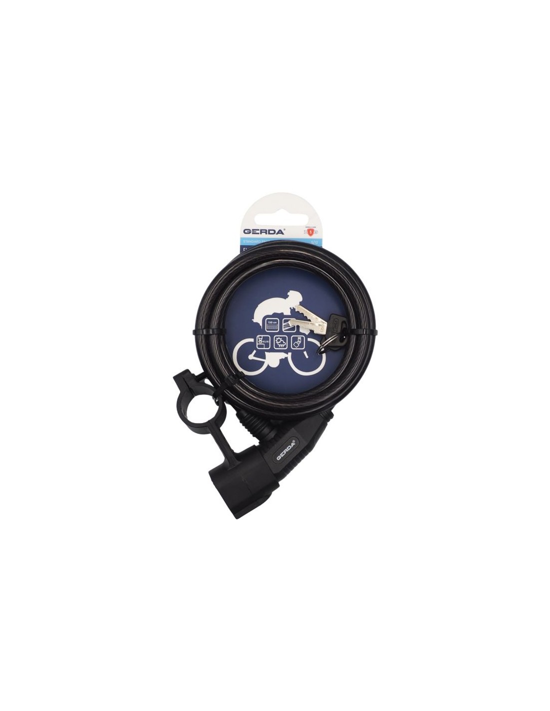 Gerda Gerda bike lock cable with carrying handle type S Flex 15008A 0SFLU150008 06A2YP