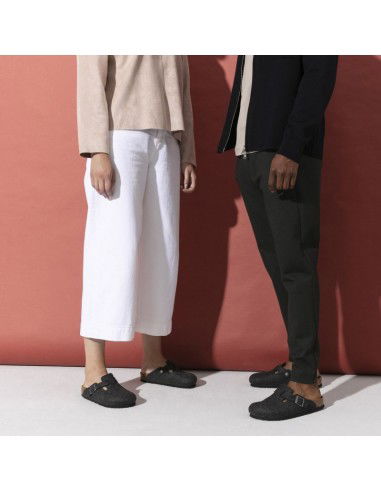 Birkenstock Boston FE Anthrazit...