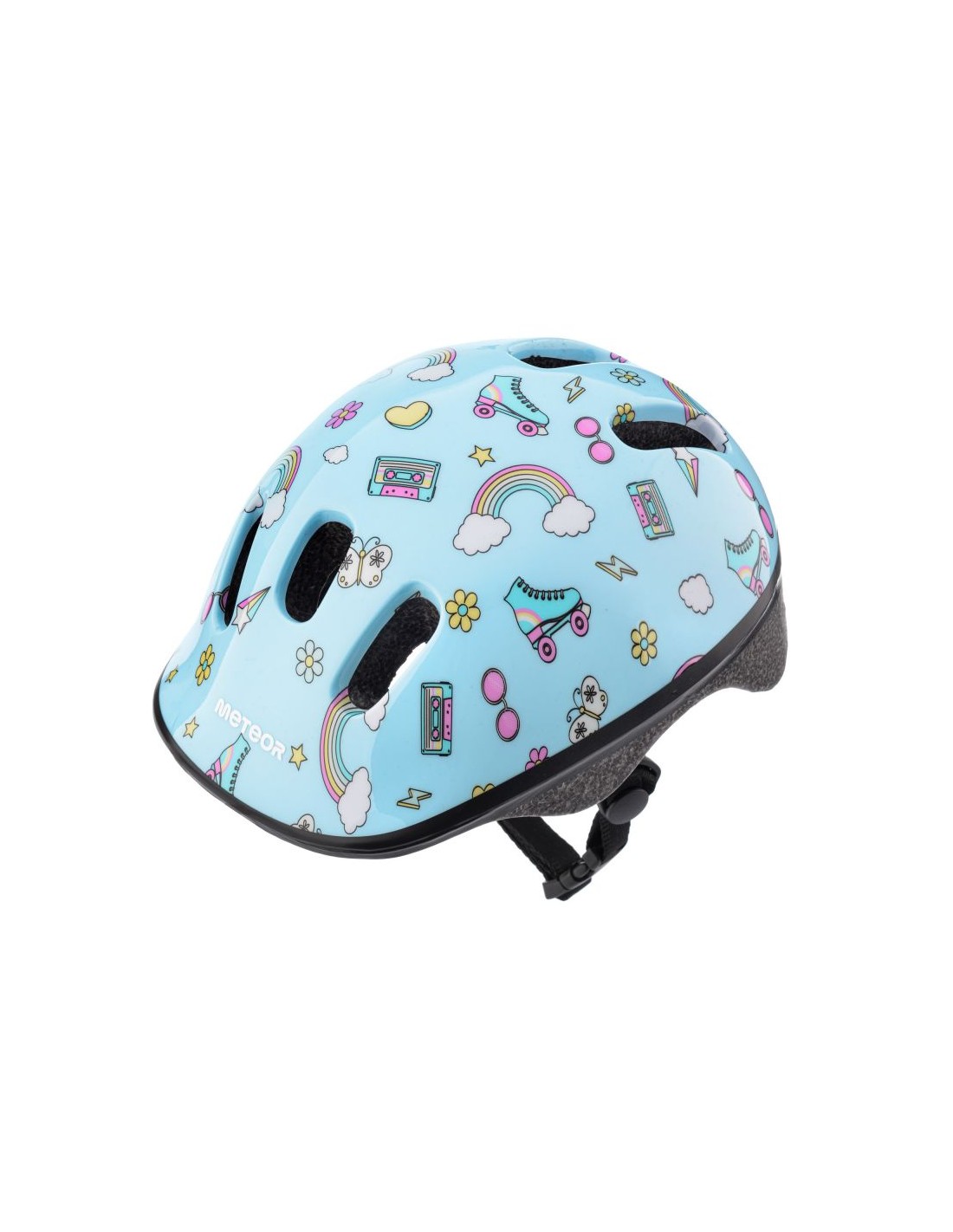 Meteor Meteor KS06 Rainbow Jr Bike Helmet 17435 size S 4852 cm
