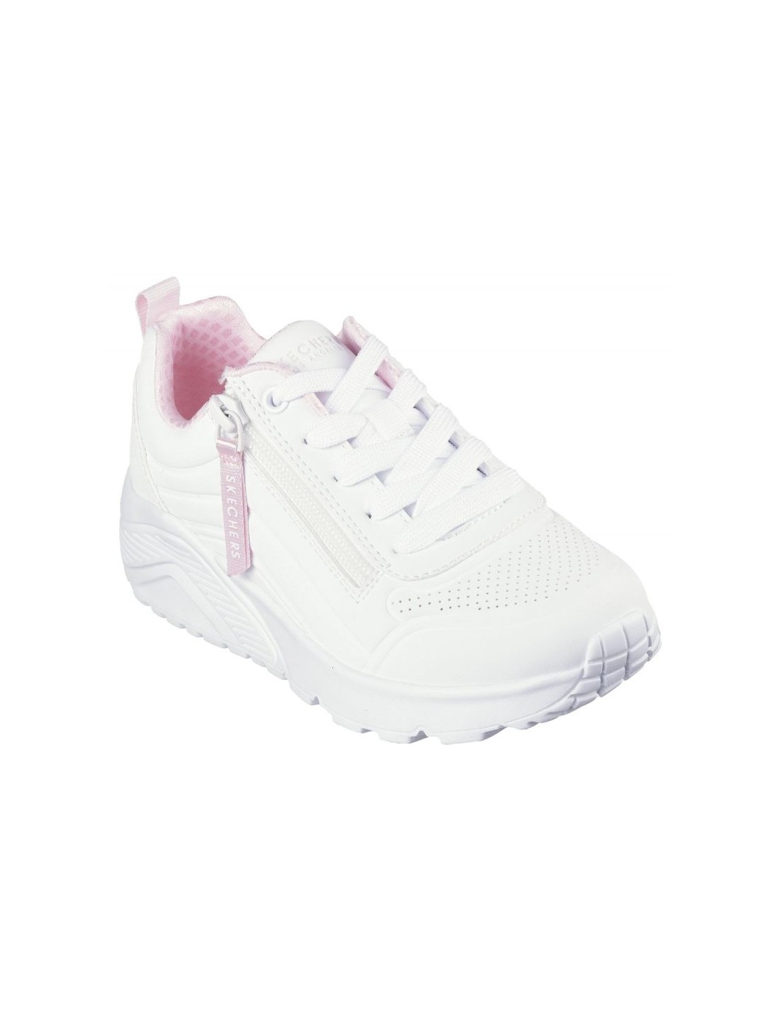 Skechers Uno Lite Easy Zip Jr 310387L WHT shoes