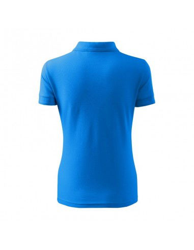 Women's Pique Polo Shirt snorkel blue