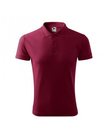 Men's Pique Polo Shirt garnet