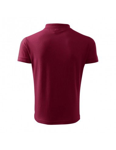 Men's Pique Polo Shirt garnet