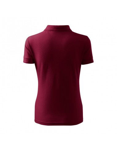 Women's Pique Polo Shirt garnet