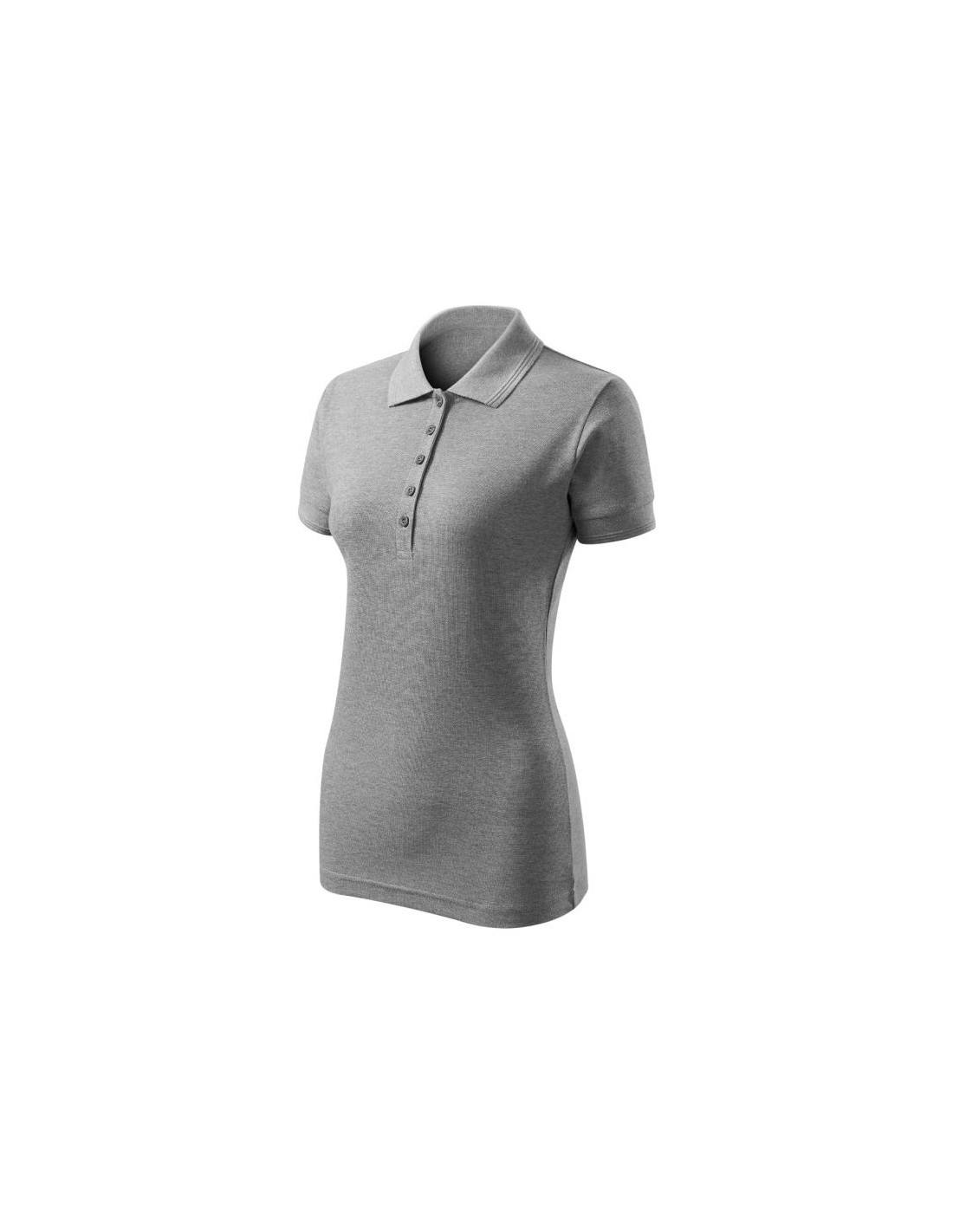 Malfini Women's Pique Polo Free Polo Shirt Dark Grey Melange