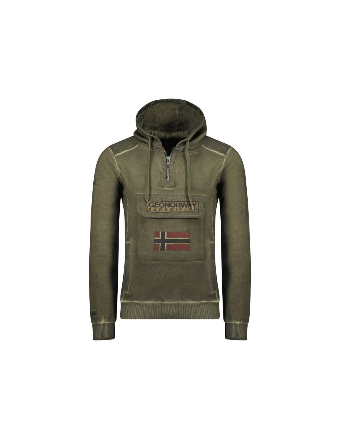 Geographical Norway Gymclass EO Tiedye Badge sweatshirt