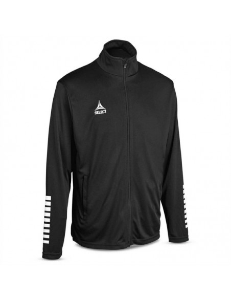 SELECT PISA black zipup football training sweatshirt