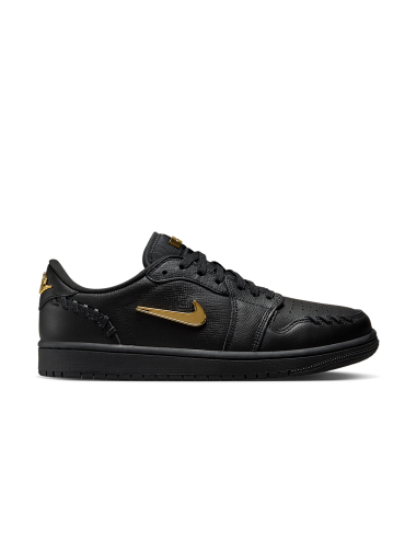 Jordan 1 Low Method of Make Black Metallic Gold Women's FN5032007 MBS