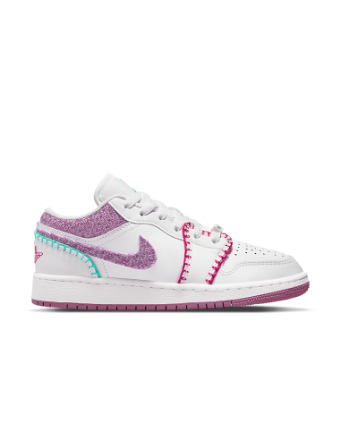Jordan 1 Low White Light Bordeaux GS DM9037100 MBS