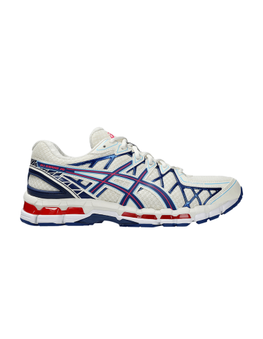 ASICS GelKayano 20 Cream Blue Red 1203A388101 MBS