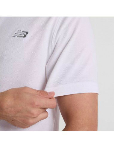 New Balance Cotton Pique Polo Shirt M...