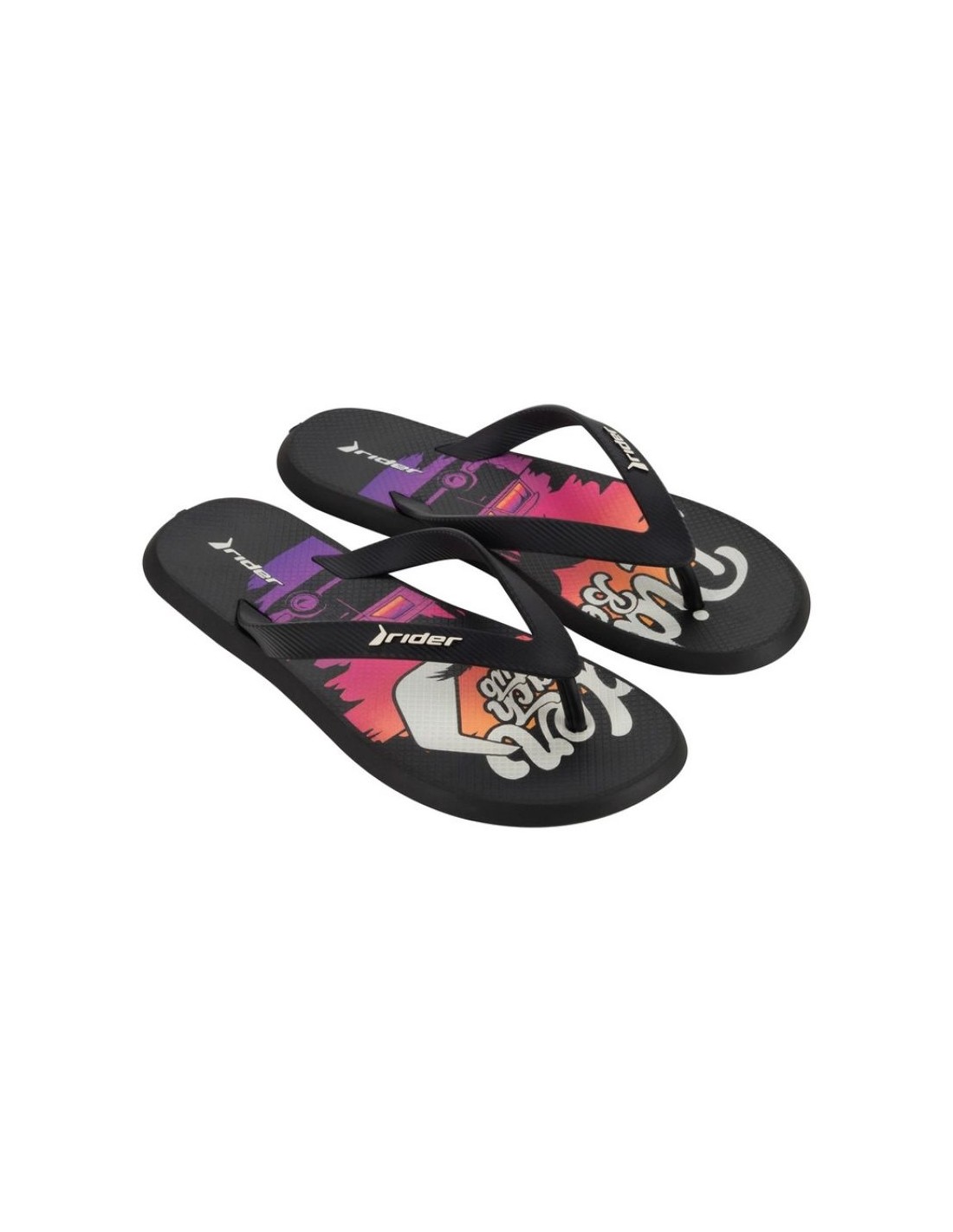 Men's Sports Sandals Rider Black