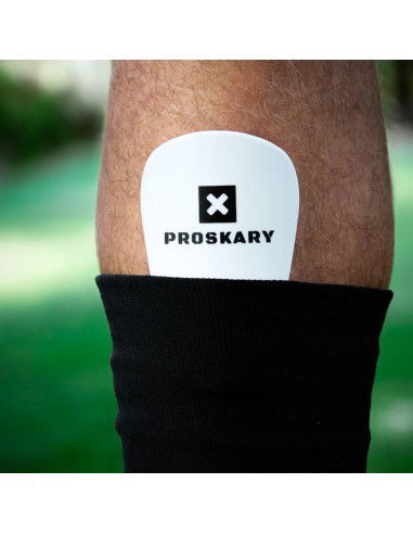Proskary Mini white football shin guards