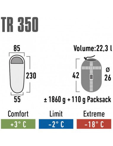 High Peak TR 350 23068 sleeping bag