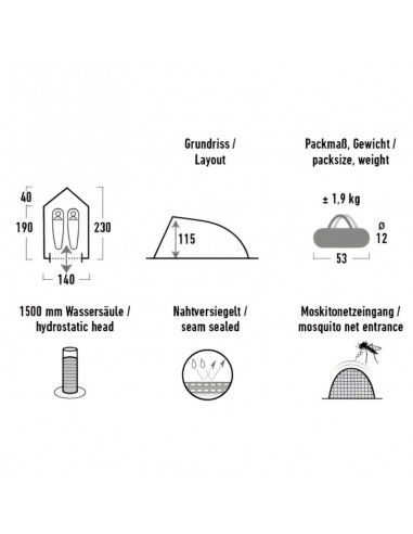 High Peak Frazer 200 Sleeping Bag 20095